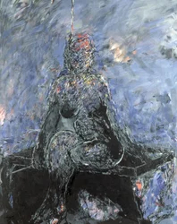 Woman on a banquette, 1984